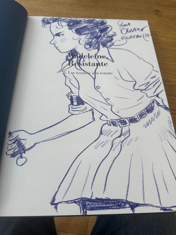 Dédicace de Bertail - Sketch