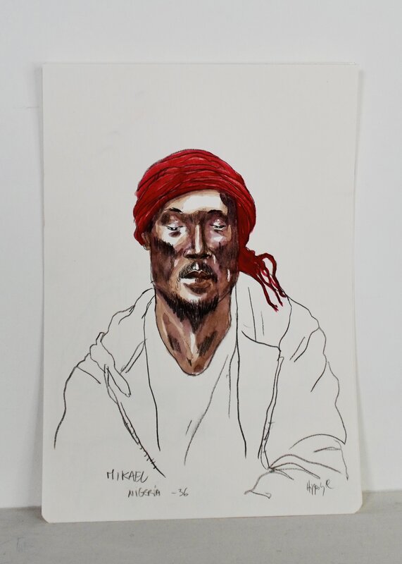 For sale - Hippolyte, Le Murmure de la mer - Croquis - Original art