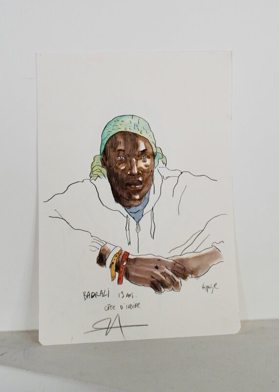 For sale - Hippolyte, Le Murmure de la mer - Croquis - Original art