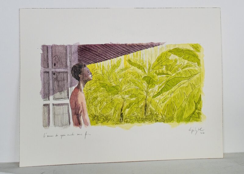 For sale - Hippolyte, Planche originale - L'Ennui des après-midi sans fin - Comic Strip