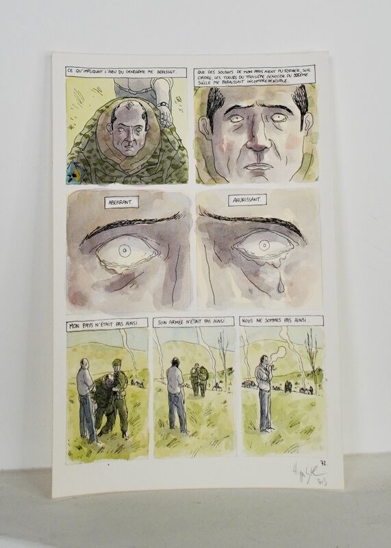 For sale - Hippolyte, Planche originale - La Fantaisie des dieux - Comic Strip