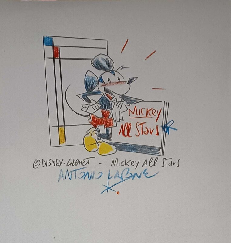 Mickey Mouse by Antonio Lapone - Original Illustration