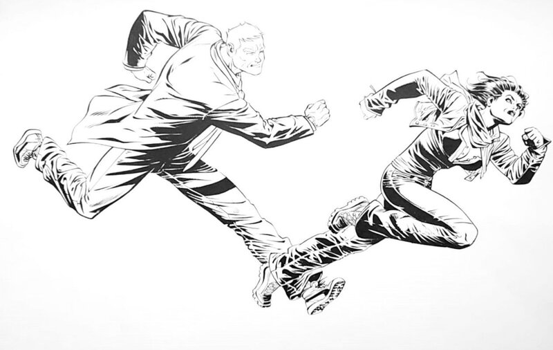The Unknown: Speed par Minck Oosterveer - Planche originale