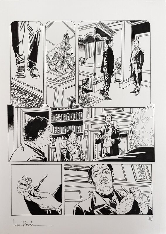 Luca Raimondo, Thomas Carnacki - T2 - planche 18 - Planche originale