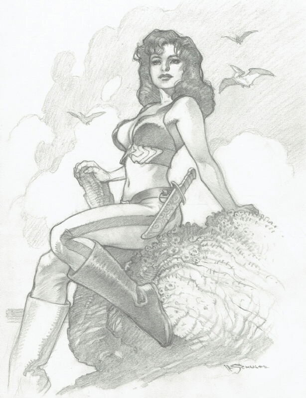 Hannah Dundee by Mark Schultz - Original Illustration