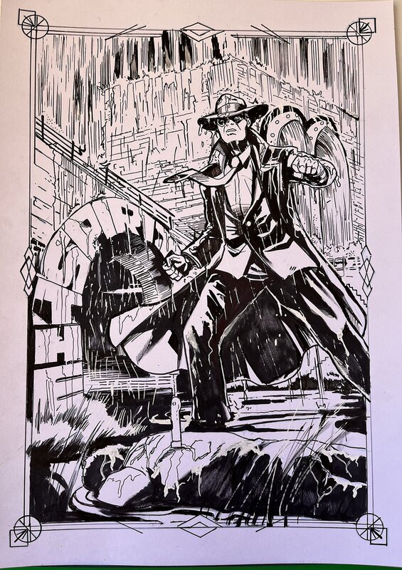 The Spirit par Daniel Mainé, Will Eisner - Illustration originale