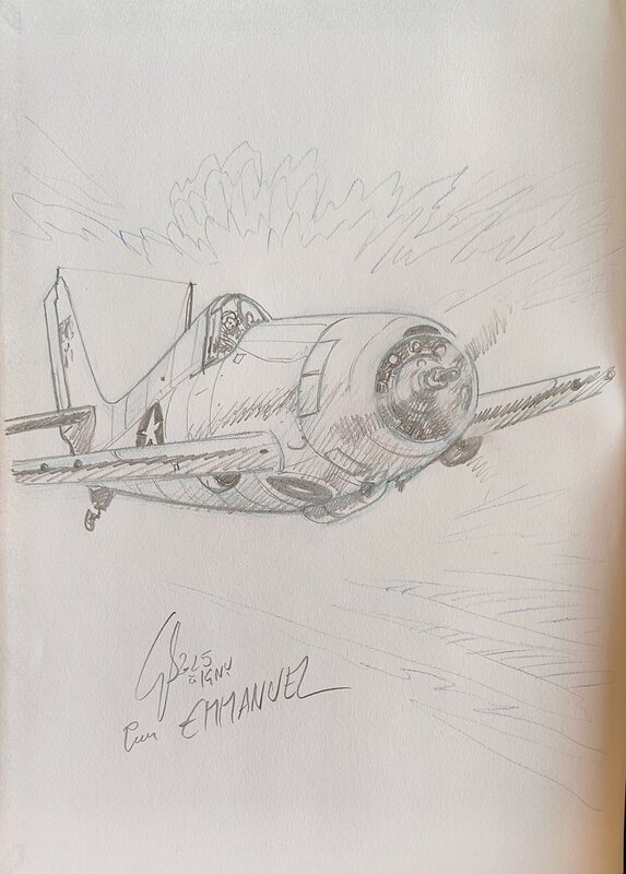 Christophe Gibelin, Mitsubishi zero 2025Mars23 - Sketch