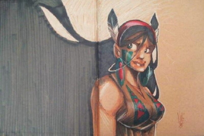 Luuna by Nicolas Kéramidas - Original Illustration