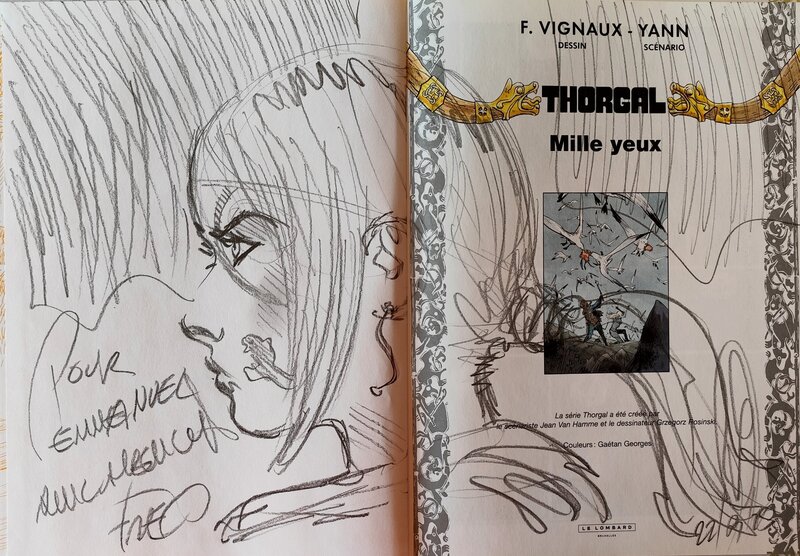 Frédéric Vignaux, Thorgal T.41 2025Mars22 - Sketch