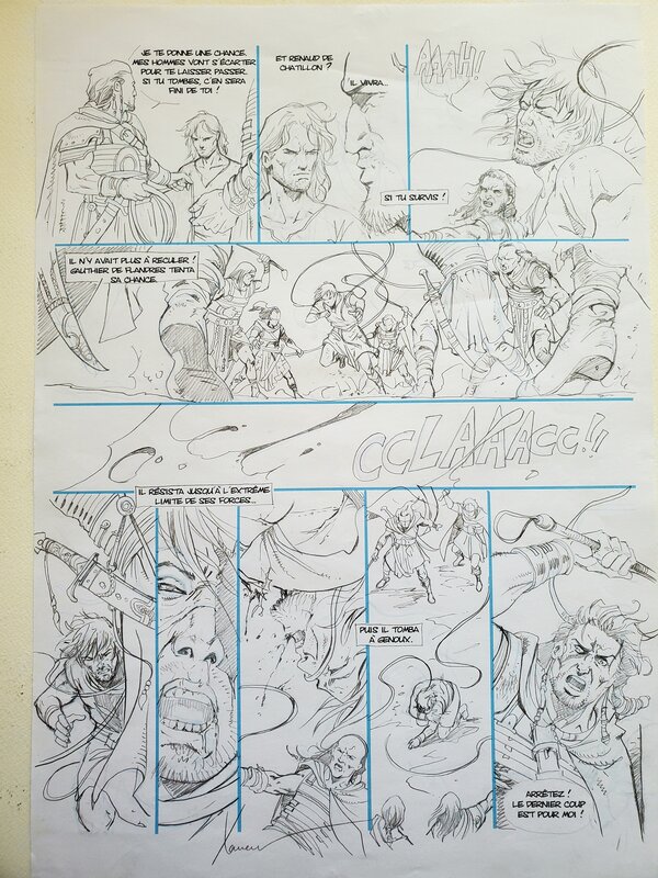 CROISADE par Philippe Xavier - Planche originale