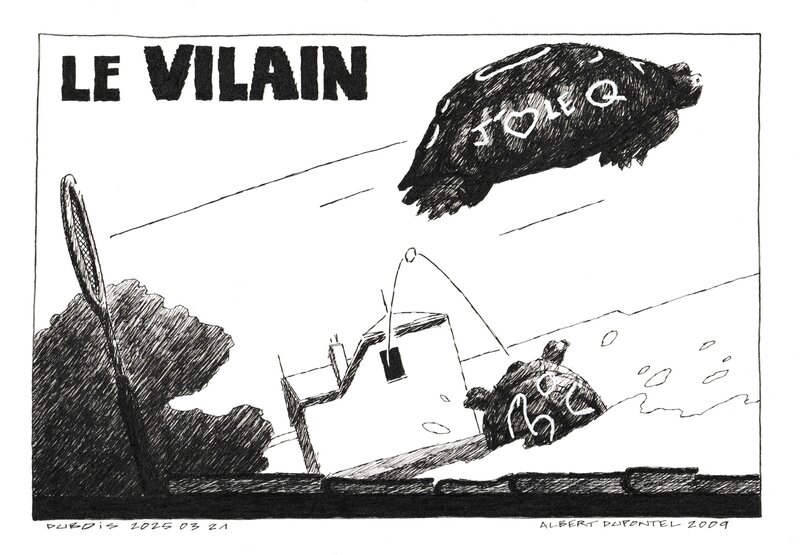 Stéphane Dubois, Le vilain (expo Paris) - Original Illustration
