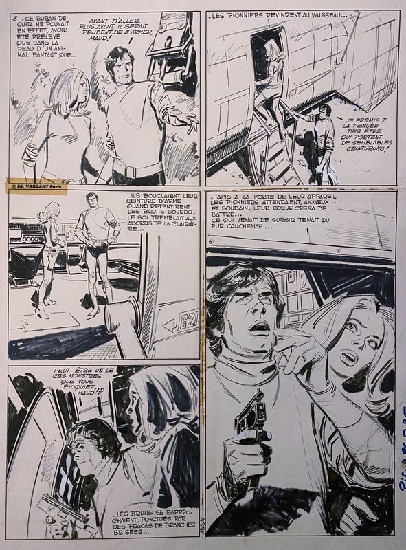 Raymond Poïvet, Roger Lécureux, Les Pionniers de l'Esperance - Une surprise de taille - Pif 86 p3 - Comic Strip