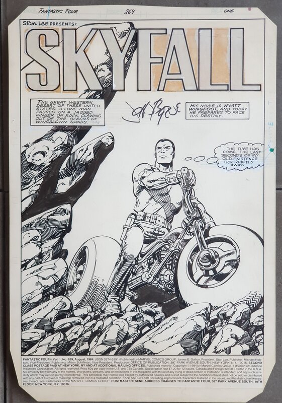 Skyfall par John Byrne - Planche originale