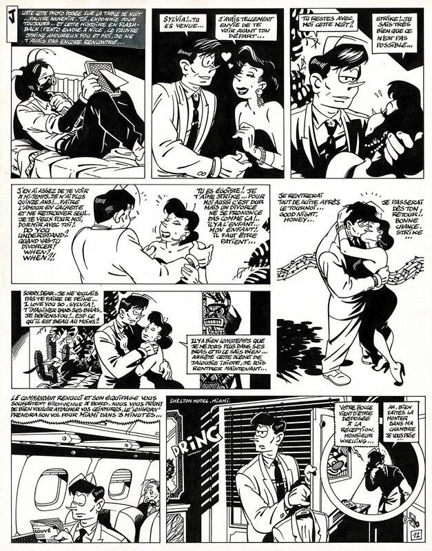 Gomina tome 2 p12 par Ben Radis - Planche originale