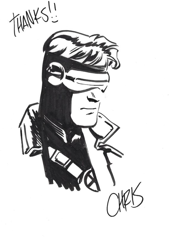 Cyclops par Chris Samnee - Dédicace