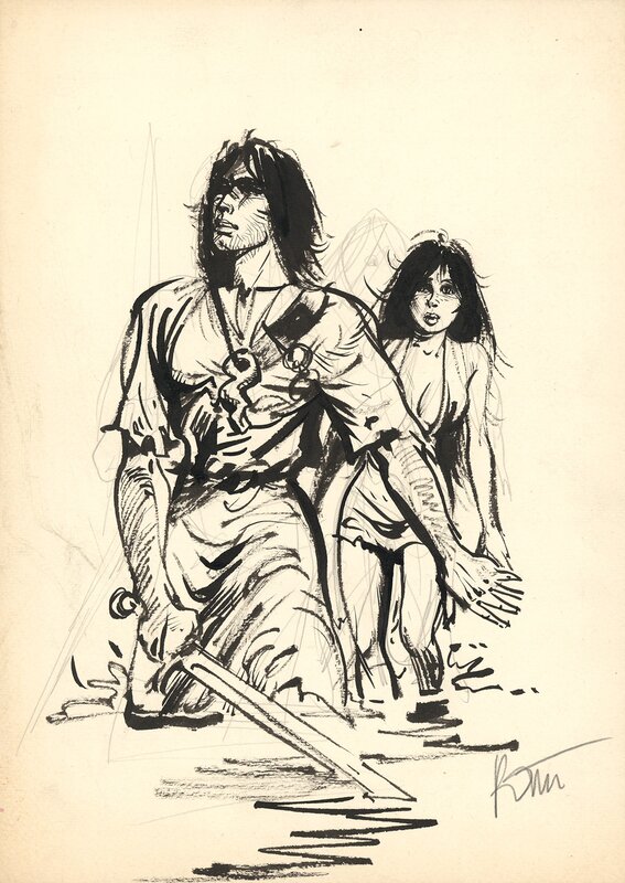 Grzegorz Rosinski, Jean Van Hamme, Dessin original de Thorgal 