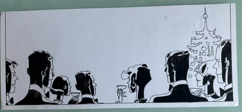 Hugo PRATT CORTO MALTESE PUB POUR CARPENE MALVOTI - Planche originale