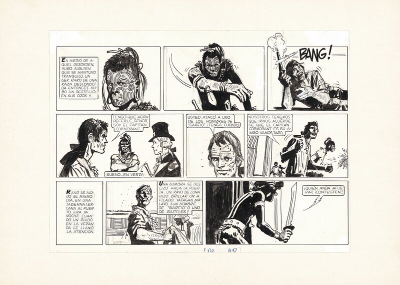 For sale - Capitaine Cormorant by Hugo Pratt - Comic Strip