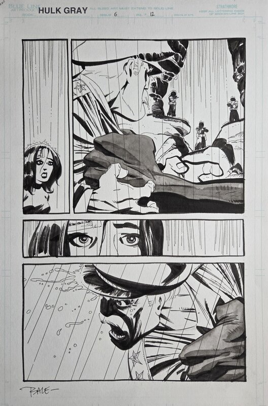 Tim Sale, Hulk: Gray #6, Page 12 - Original Illustration