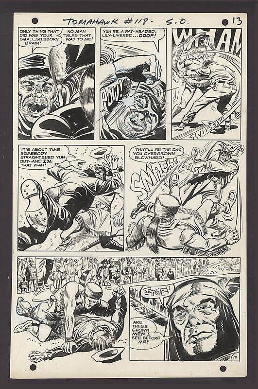 Jerry Grandinetti, Tomahawk #118 Page 10 - Comic Strip