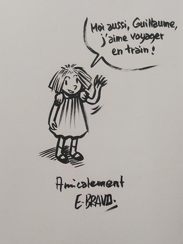 Émile Bravo, L'espoir malgré tout Canal BD tome 3 - Dédicace