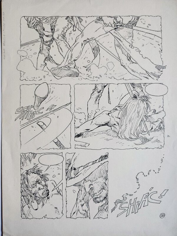 Enrique Breccia, El poderoso dios, p.10 - Comic Strip