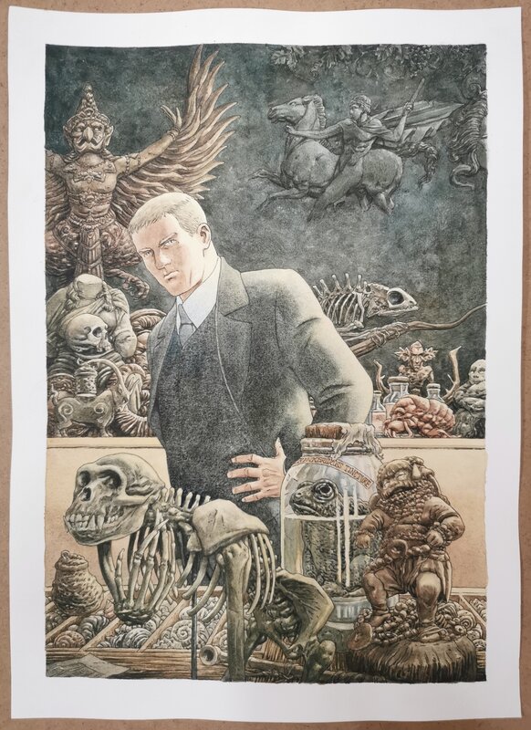 En vente - Milan Jovanovic, Jason BRICE - COUVERTURE DE L'INTEGRALE (EDITION SERBE) - Couverture originale