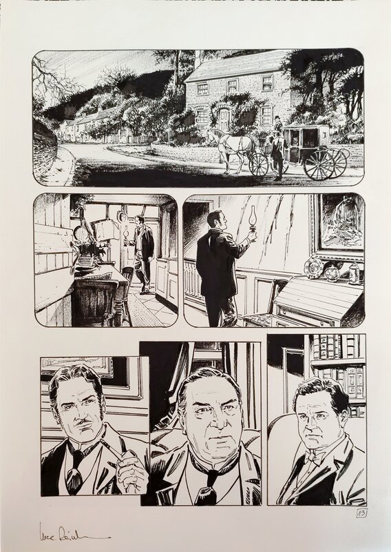 Luca Raimondo, Thomas Carnacki - T2 - Planche 13 - Planche originale