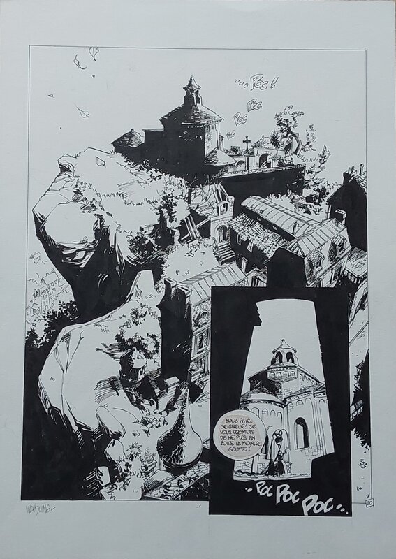 Wendling - Les lumières de l'Amalou - Planche originale