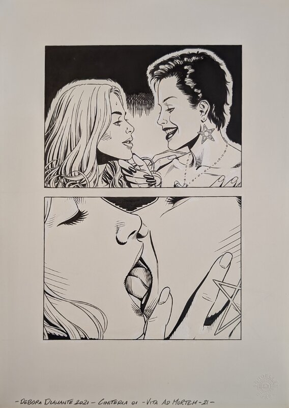 Debora Diamante, Cimiteria - Vita ad mortem - planche 21 - Comic Strip