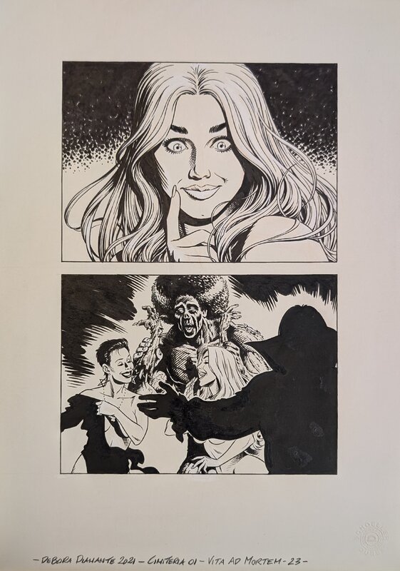 Debora Diamante, Cimiteria - Vita ad mortem - planche 23 - Planche originale