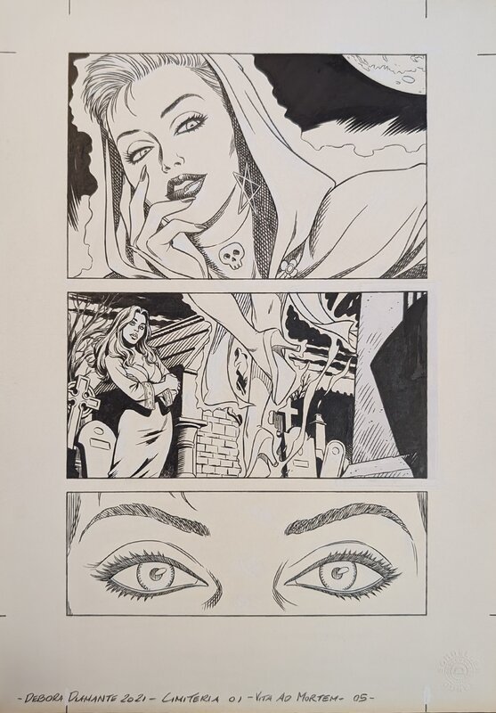 Debora Diamante, Cimiteria - Vita ad mortem - planche 5 - Comic Strip