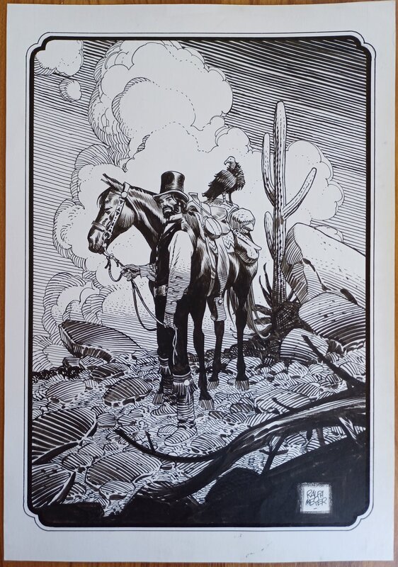 Ralph Meyer, Undertaker - illustration - Original Illustration