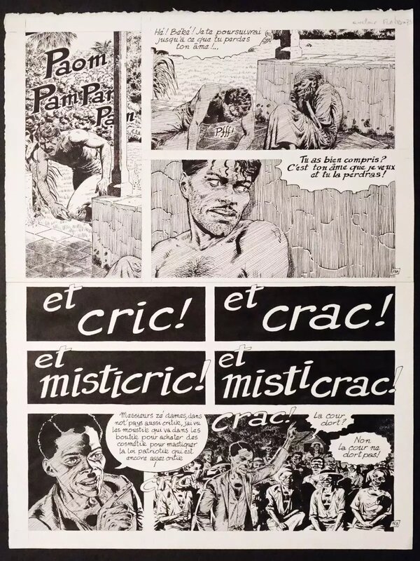 Claude Auclair, Le sang du flamboyant - Comic Strip