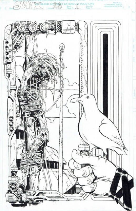 Chris Bachalo, Al Vey, Generation X #28 Pg 11 - Planche originale