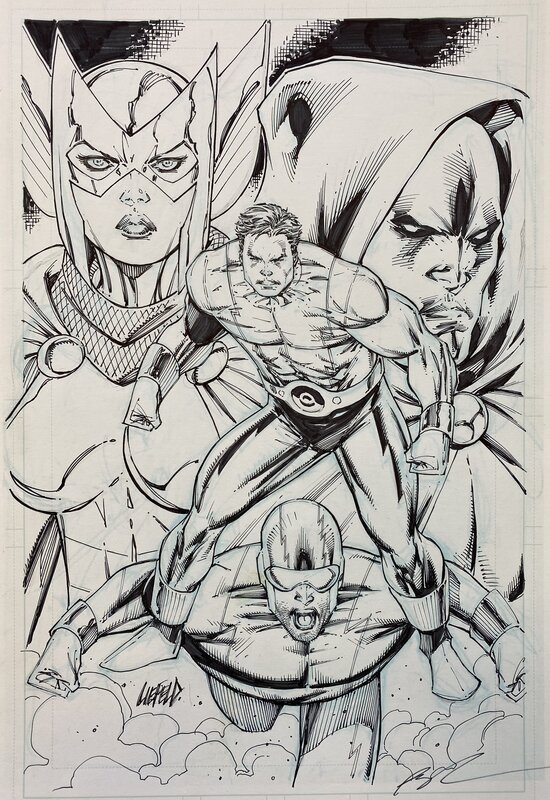 Rob Liefeld, Thunder Agents - Cover - T8 - Original Cover
