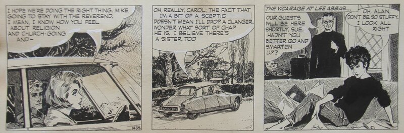 David Wright, Carol Day - Shadow of suspicion - strip #1435 - Comic Strip