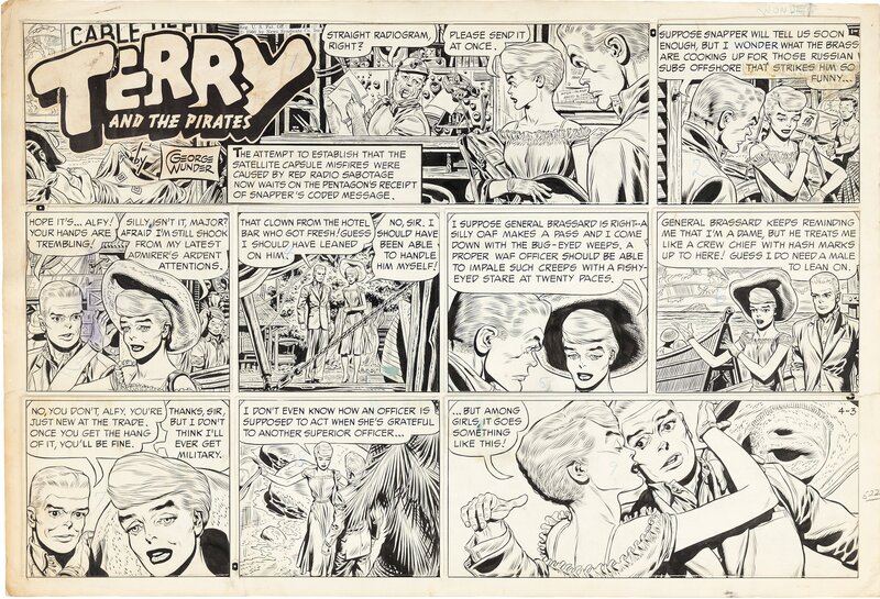 George Wunder, Terry and the pirates 1960 - Comic Strip
