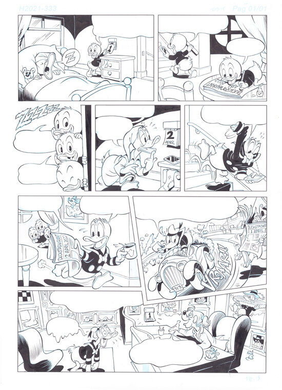 Tim Artz | 2021 | Donald Duck H2021-333 April's fool - Comic Strip