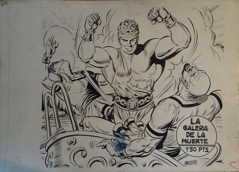 Manuel Lopez Blanco, KOLOS le Prince de Rhodes - El Coloso - Couverture originale