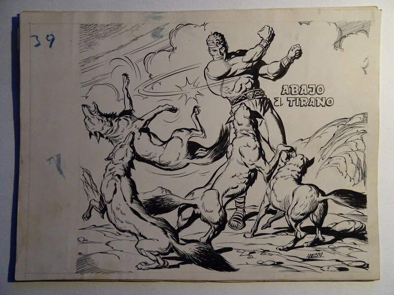 Manuel Lopez Blanco, KOLOS le Prince de Rhodes - El Coloso - Original Cover
