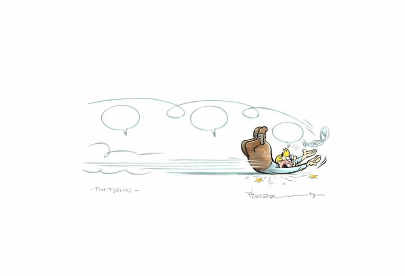 Pieter Hoogenbirk, Tim Tijdloos: Stumble - Original Illustration