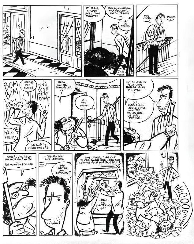 For sale - Philippe Dupuy, Charles Berberian, Monsieur Jean - Vivons heureux sans en avoir l'air, Tome 4 - Comic Strip