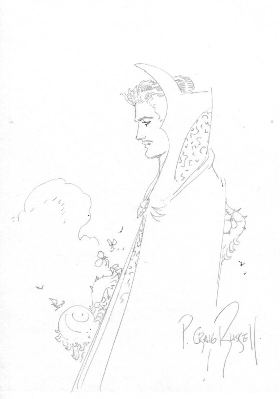 Dr Strange by P Craig Russell - Original Illustration