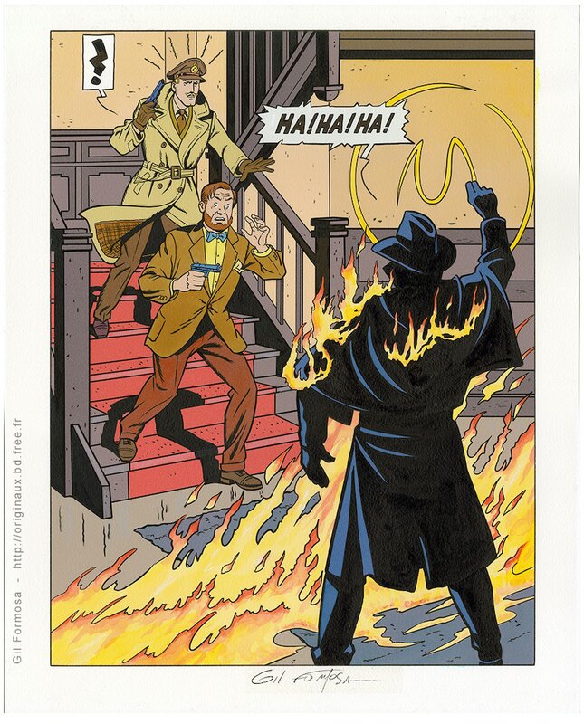 Balke & MORTIMER by Gil Formosa - Original Illustration