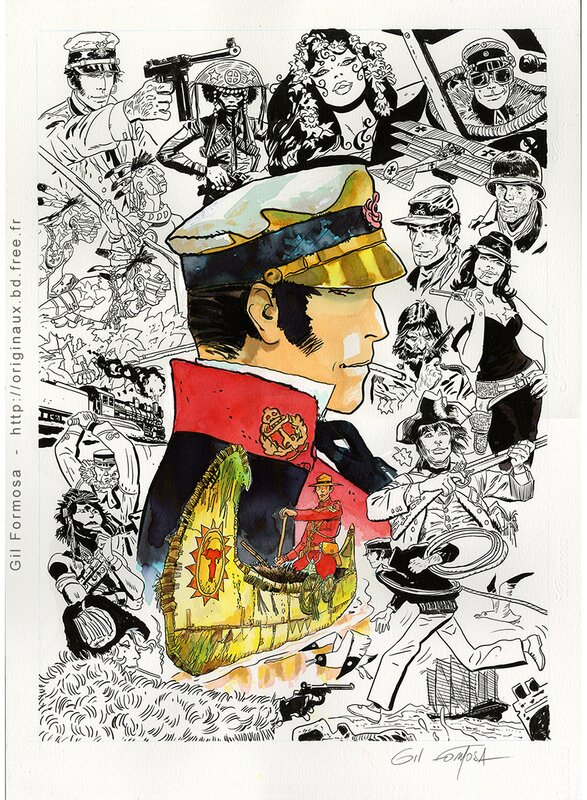 CORTO MALTESE by Gil Formosa - Original Illustration