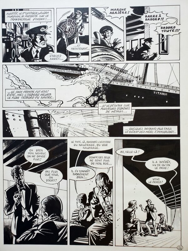Jytéry, ARLEQUIN  T5 TITANIC II - Planche originale