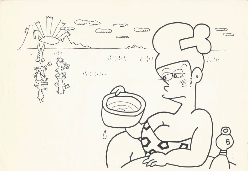 Shunji Sonoyama, First human Giatrus | Gyātoruzu | Giatrus, il primo uomo | Gon, The Stone-Age Boy | Kagura Sake - Illustration originale