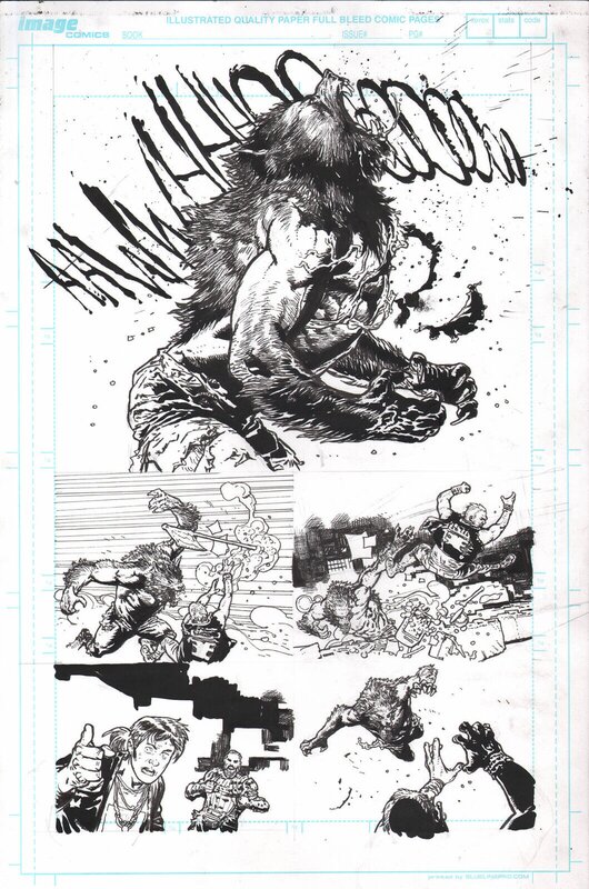 Andrei Bressan, Birthright #47 pg 05 - Planche originale