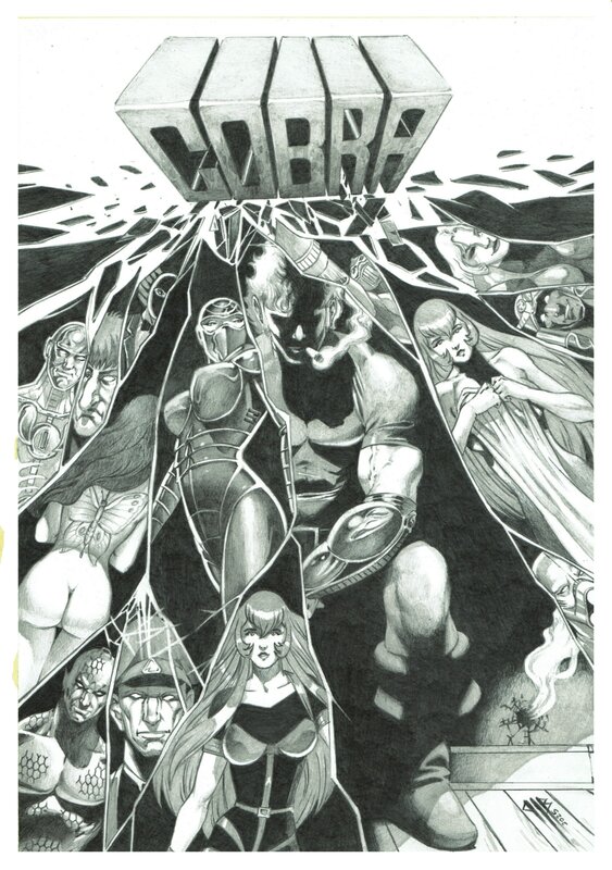 For sale - Cobra by Philippe Bringel - Original Illustration